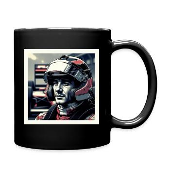 Formula Senna - Tasse einfarbig - Schwarz - Rechts
