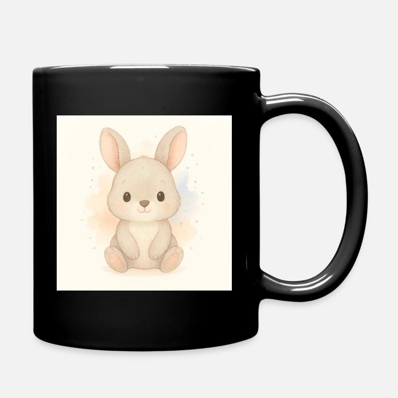 Kindermotiv_Haeschen - Tasse einfarbig - Schwarz