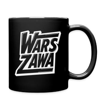 Warsaw, Warsaw Logo - Full Colour Mug - black - Right