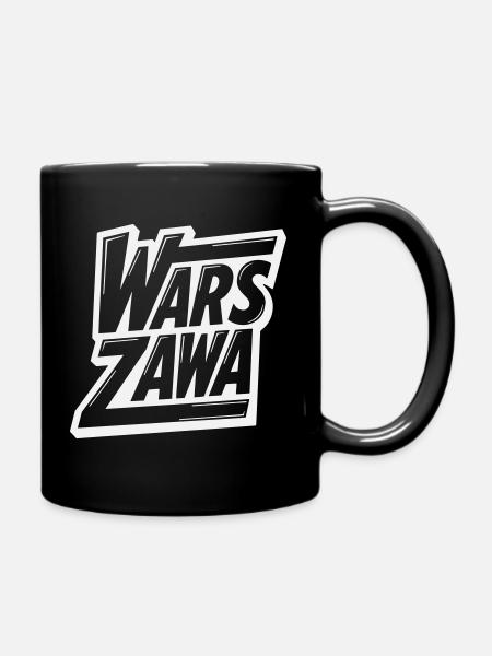 Warsaw, Warsaw Logo - Full Colour Mug - black