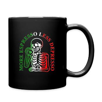 Espresso - Tasse einfarbig - Schwarz - Rechts