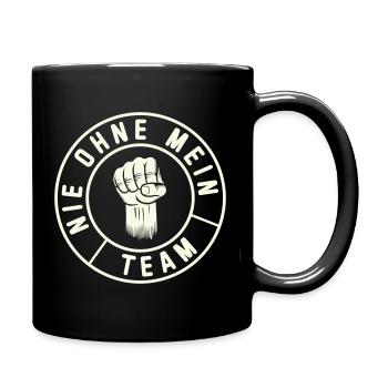 My Team Fist Emblem - Full Colour Mug - black - Right