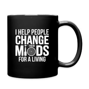 Certified Clinical Behavioral Specialist Apparel  - Full Colour Mug - black - Right