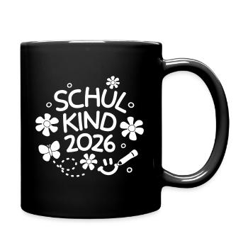School Child 2026 School Enrollment Back to School - Full Colour Mug - black - Right