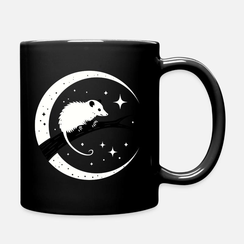 Opossum - Tasse einfarbig - Schwarz