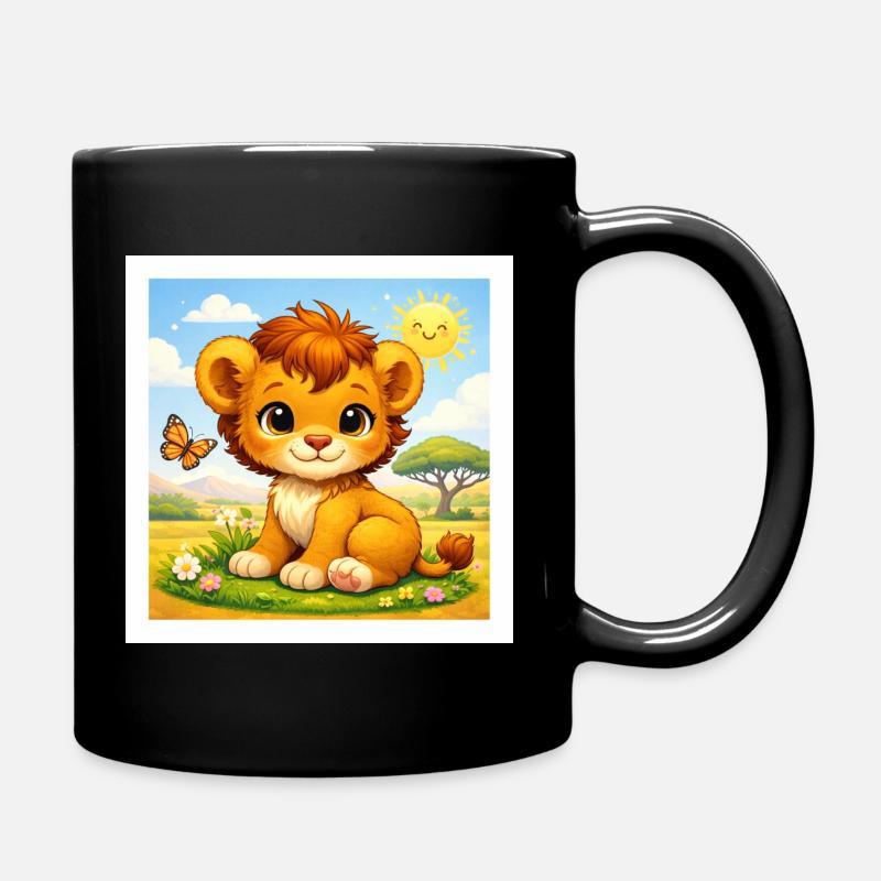 Sunny le Petit Lion - Mug uni - noir