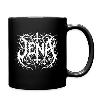 Ville préférée de Jena – Logo Extreme Metal - Mug uni - noir - Droite