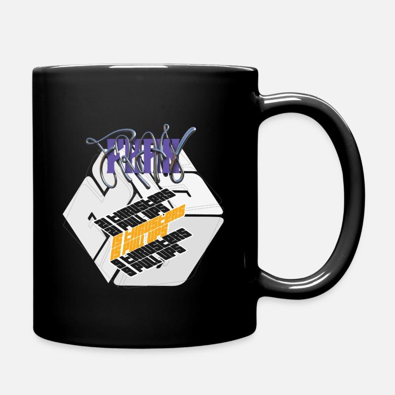 Fran Hero WOD Cross-Training leichte Grafikversion - Tasse einfarbig - Schwarz