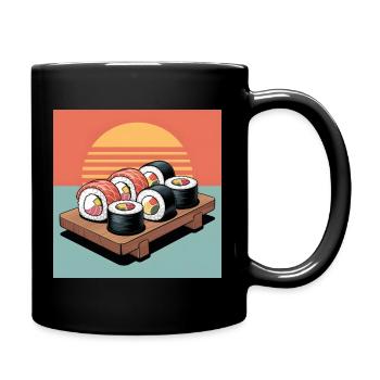 sushi - Mug uni - noir - Droite
