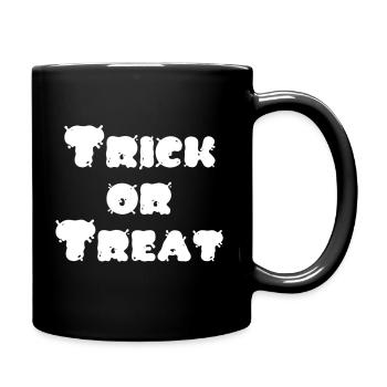 Halloween Sayings, Spooky Designs - Full Colour Mug - black - Right