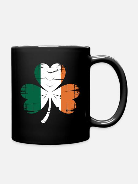 Irischer Stolz - Tasse einfarbig - Schwarz
