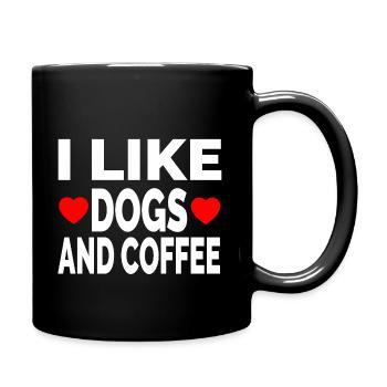 canine - Full Colour Mug - black - Right