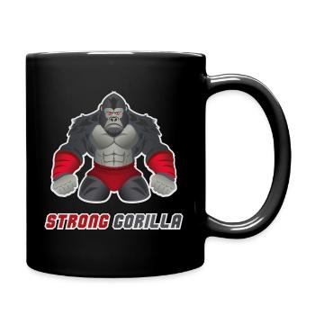 Gorilla MMA Workout - Tasse einfarbig - Schwarz - Rechts