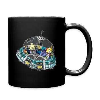 Micol et Mael - l’OVNI 1 / - Mug uni - noir - Droite
