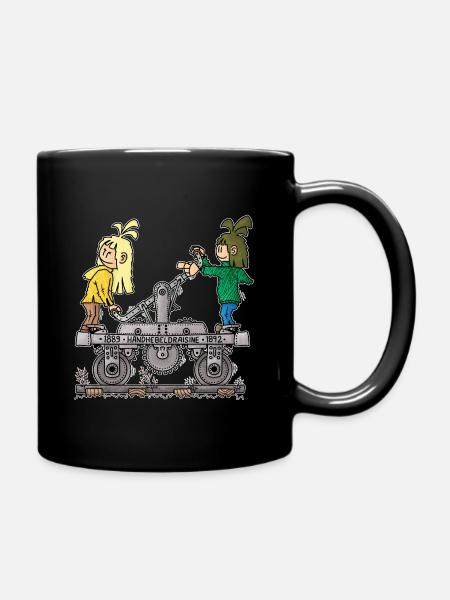 Rona & Quinn – le tramway à levier manuel / - Mug uni - noir