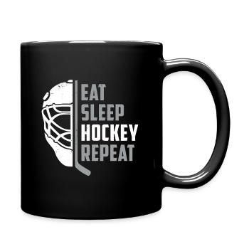 Hockey - Tasse einfarbig - Schwarz - Rechts