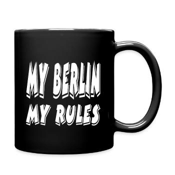 Berlin - Full Colour Mug - black - Right