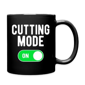 Cutting Mode On GYM Palestra Cut Fitness - Full Colour Mug - black - Right