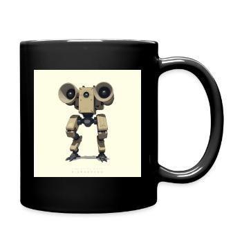 OBM_Eigenbraun - Tasse einfarbig - Schwarz - Rechts