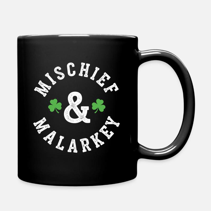 Mischief & Malarkey Shamrock Logo - Tasse einfarbig - Schwarz