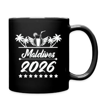 Rêve de plage Maldives 2026 - Mug uni - noir - Droite