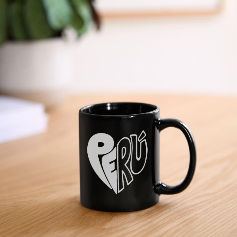 Peru Hand Drawn Logo - Color Variable Full Colour Mug