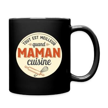 Gift for Mom Mom Kitchen - Full Colour Mug - black - Right