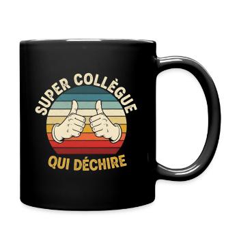 "Toller Kollege, der Humor hat, Freund-Geschenk - Tasse einfarbig - Schwarz - Rechts
