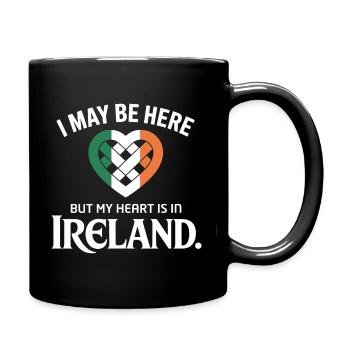 Heart in Ireland Pride Tee - Full Colour Mug - black - Right