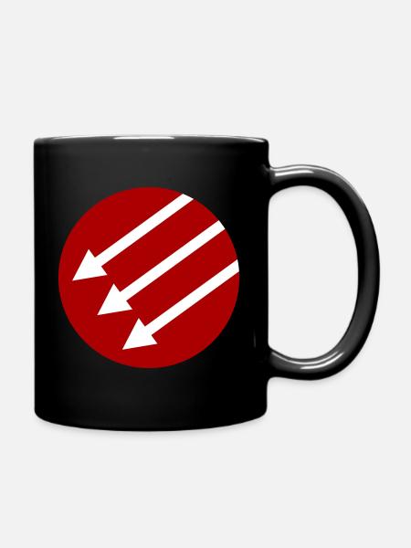 Iron Front / Eiserne Front / Järnfronten - Tasse einfarbig - Schwarz