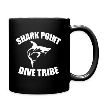 SHARK POINT DIVE TRIBE - Full Colour Mug - black - Right