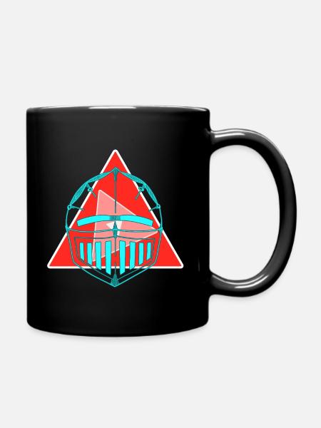 Neon Helmet - Full Colour Mug - black