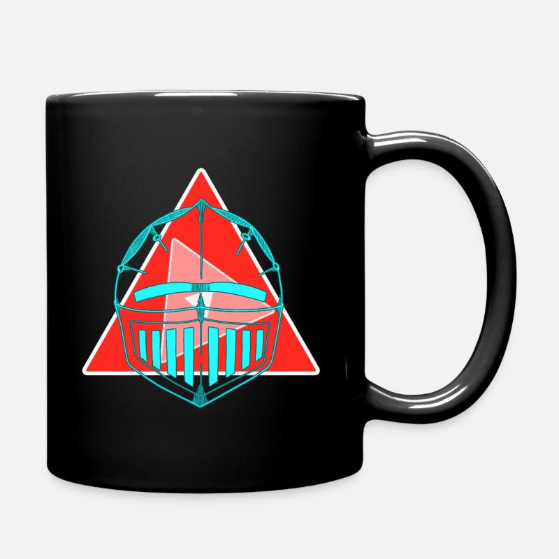 Casque néon - Mug uni - noir