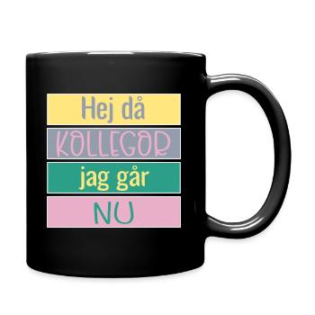 Goodbye colleagues - Goodbye - Full Colour Mug - black - Right