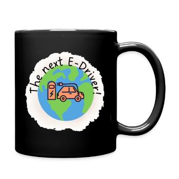 Next_E Conducteur - Mug uni - noir - Droite