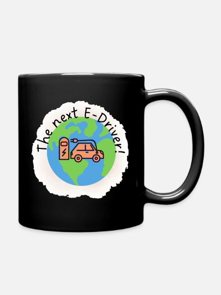 Next_E-Driver - Tasse einfarbig - Schwarz