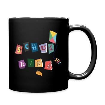 Schulkind  - Tasse einfarbig - Schwarz - Rechts