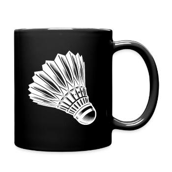 Badminton tatoué - Sport avec vitesse - Mug uni - noir - Droite