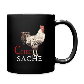 Fans de poulet - Coq - Coq - Chefsache - Chef - Mug uni - noir - Droite