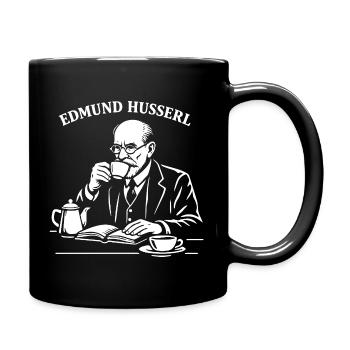 Husserl-Kaffeestudie - Tasse einfarbig - Schwarz - Rechts