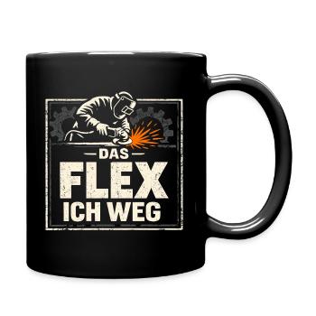 Welder The Flex I Away Gift - Full Colour Mug - black - Right