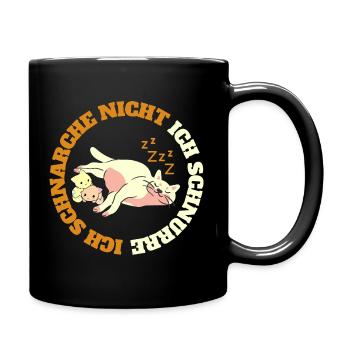 Chat - Mug uni - noir - Droite