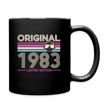 Original 1983 Limited Edition Retro - Full Colour Mug - black - Right