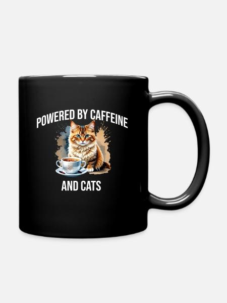 KatzenKaffee Powerdesign - Mug uni - noir