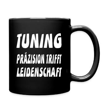 Tuning - Tasse einfarbig - Schwarz - Rechts