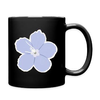Fleur Azur-Cinq Pétales - Mug uni - noir - Droite