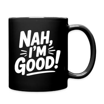 Non, ça va ! - Mug uni - noir - Droite