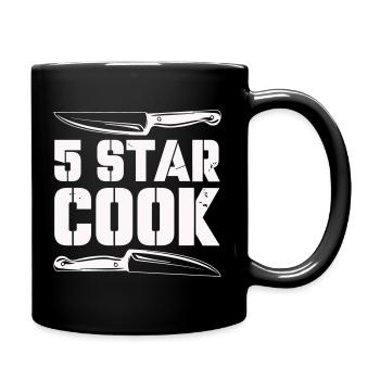 5_star_cook- - Full Colour Mug - black - Right