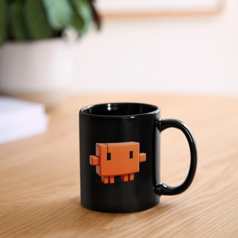 Claude Code Pixel 3D Mascot Cute Dev Sticker Full Colour Mug