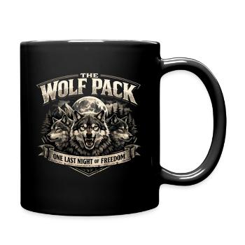 Wolfpack JGA: One Last Night of Freedom Emblem - Full Colour Mug - black - Right